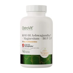OstroVit KSM-66 Ashwagandha + Magnesium + B6 P-5-P - 90 caps