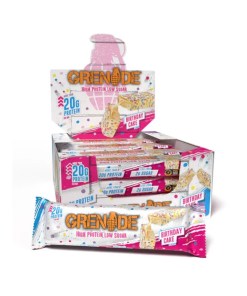 Protein Bars, Birthday Cake (EAN 5060221208055) - 12 x 60g