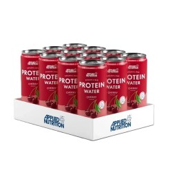 Sparkling Protein Water, Cherry - 12 x 330 ml.