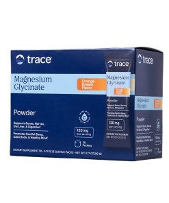 Magnesium Glycinate Powder Stick Packs, Orange Dream - 30 x 3g