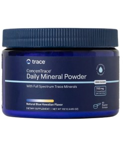 ConcenTrace Daily Mineral Powder, Natural Blue Hawaiian - 132 grams