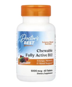 Chewable Fully Active B12, Mixed Berries - 60 tablets