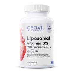 Liposomal Vitamin B12, Methylcobalamin 100mcg - 120 vegan caps