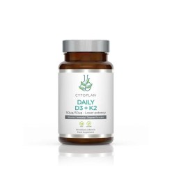 Cytoplan Daily D3 + K2 - 60 vegan tabs