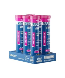 Endurance Hydration Electrolyte Effervescent Tablets, Berry - 6 x 20 tabs