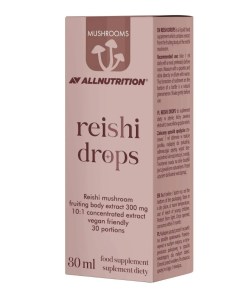 Mushrooms Reishi Drops, 300mg - 30 ml.