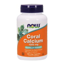 NOW Foods Coral Calcium, 1000mg - 100 vcaps