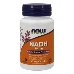NOW Foods NADH, 10mg - 60 vcaps