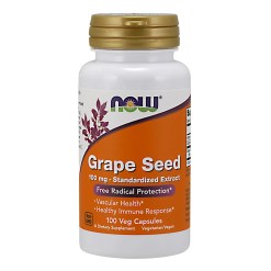Grape Seed Standardized Extract, 100mg - 100 vcaps