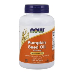 NOW Foods Pumpkin Seed Oil, 1000mg - 100 softgels