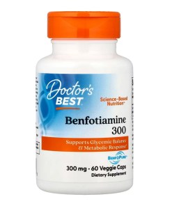 Benfotiamine with BenfoPure, 300mg - 60 vcaps