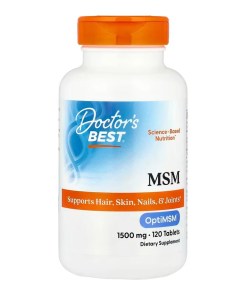 MSM with OptiMSM, 1500mg - 120 tablets