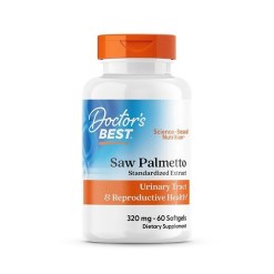 Doctor's Best Saw Palmetto Standardized Extract, 320mg - 60 softgels