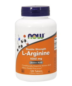 L-Arginine, 1000mg - 120 tablets