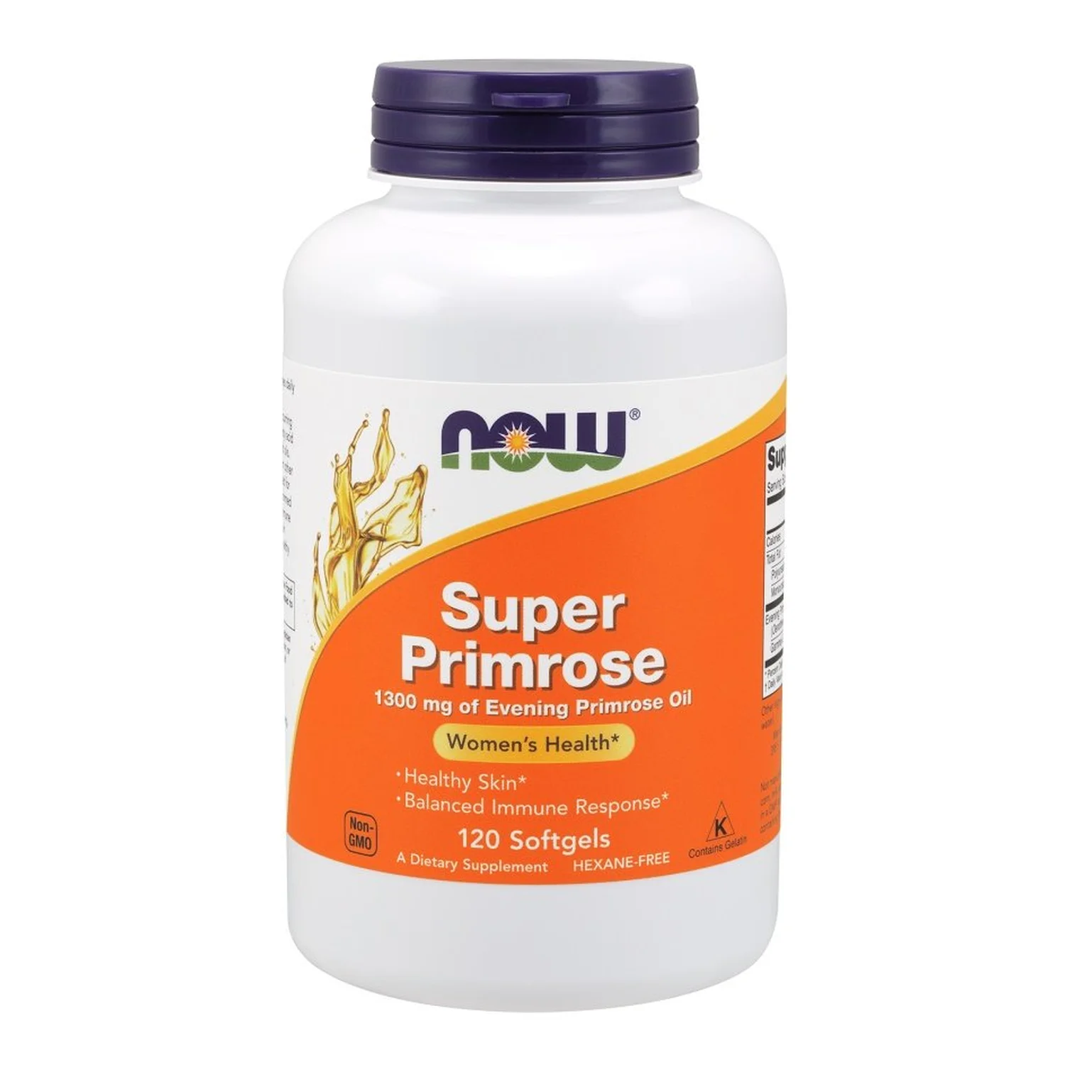 NOW Foods Super Primrose, 1300mg - 120 softgels