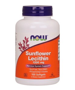 Sunflower Lecithin, 1200mg - 100 softgels