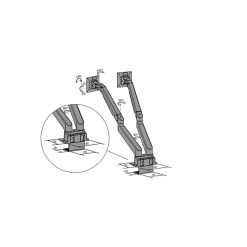 Multibrackets M Gas Lift Duo Desk Clamp Black - image 9