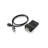 Lenovo USB 3.0 - DVI/VGA USB graphics adapter 2048 x 1152 pixels Black