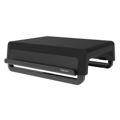 Fellowes Computer Monitor Stand with 3 Height Adjustments - Breyta Monitor Riser with Cable Management - Ergonomic Adjustable Monitor Stand for Computers - Max Weight 15KG - Black - image 9