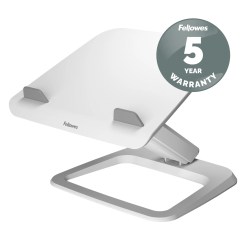 Fellowes Laptop Stand for Desk - Hana LT Laptop Stand for the Home and Office - Adjustable Laptop Stand with 3 Height Adjustments - Max Monitor Size 19