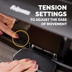 Fellowes Foot Rest Under Desk - Hana LT Foot Support Ergonomic Foot Rest - Foot Rest Stool for Office & Home Use - Black - image 5
