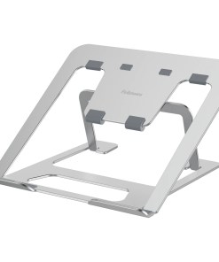 Fellowes Alumia Laptop Riser Portable Laptop Stand Max Size 15 inch Max Weight 5kg Silver