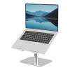 Fellowes Alumia Laptop Riser Desk Based Laptop Stand Max Size 15 inch Max Weight 5kg Silver