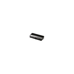 Hama 00116204 scrub brush Aluminium, Carbon fiber Black, Silver