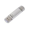 Hama C-Laeta USB flash drive 16 GB USB Type-A / USB Type-C 3.2 Gen 1 (3.1 Gen 1) Silver