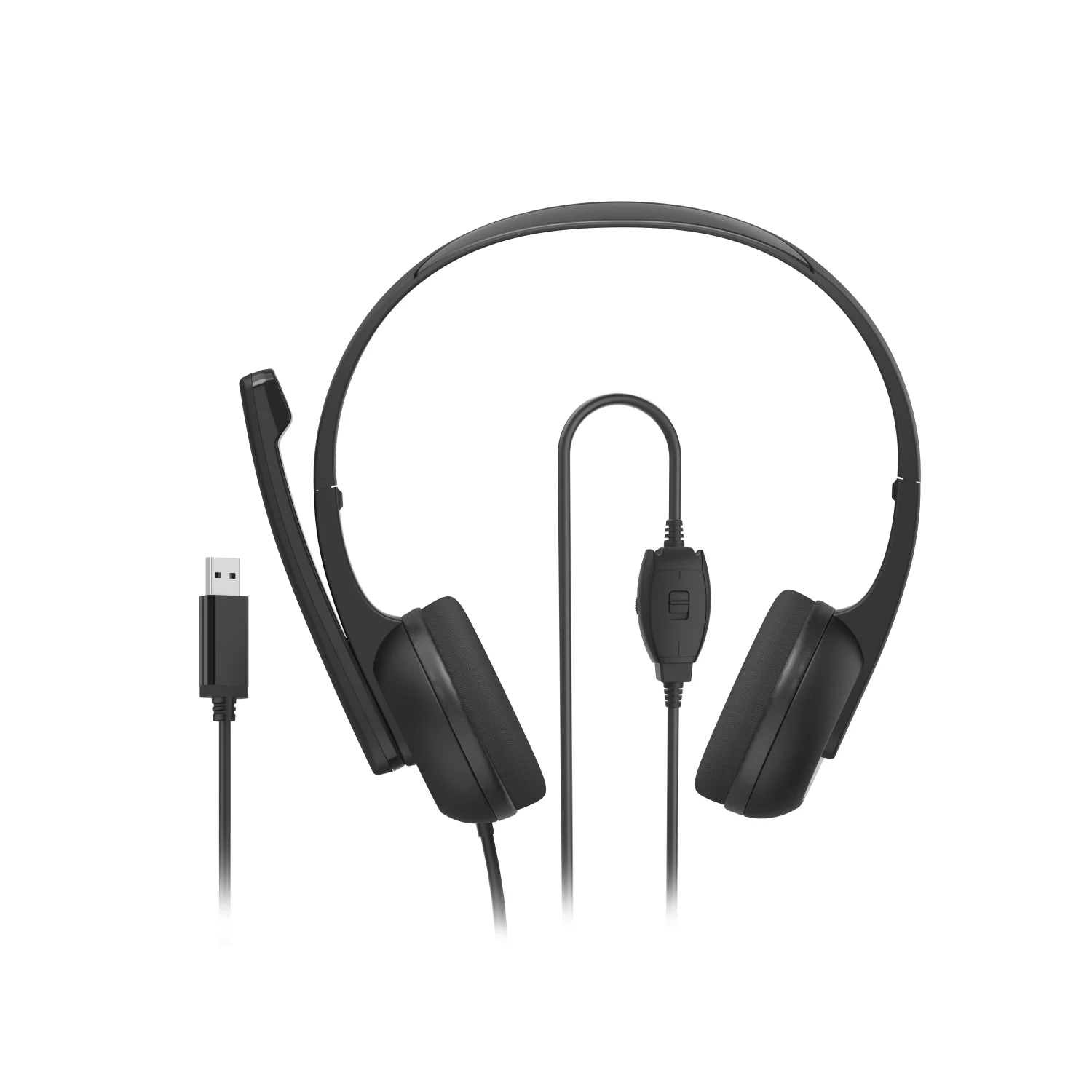 Hama HS-USB250 V2 Headset Wired Head-band Office/Call center USB Type-A Black - image 3