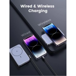Ugreen 10000mAh Mini Powerbank Wireless 20W with MagSafe grey - image 7