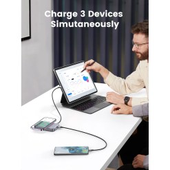 Ugreen 10000mAh Mini Powerbank Wireless 20W with MagSafe grey - image 8