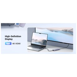 Ugreen 15596 laptop dock/port replicator Wired USB 3.2 Gen 1 (3.1 Gen 1) Type-A + Type-C Aluminium - image 5