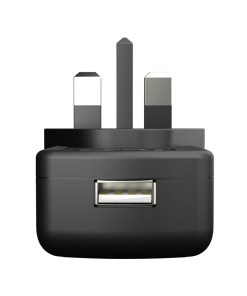 UK Mains Plug USB-A Adapter