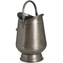 Antique Pewter Coal Bucket - image 2