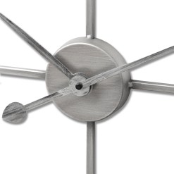 Large Silver Skeleton Wall Clock - image 2