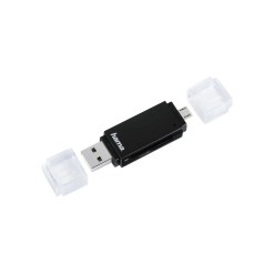 Hama Basic card reader USB 2.0/Micro-USB Black