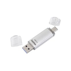 Hama C-Laeta USB flash drive 256 GB USB Type-A / USB Type-C 3.2 Gen 1 (3.1 Gen 1) Silver - image 2