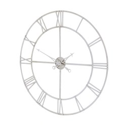 Large Silver Foil Skeleton Wall Clock - image 2