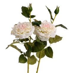 White Garden Rose Spray - image 4