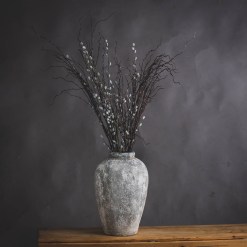 Aged Stone Tall Ceramic Vase - image 5
