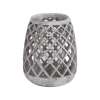 Large Conical Ceramic Lattice Hurricane Lantern