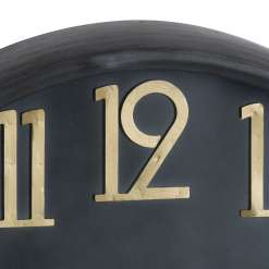Soho Brass And Black Large Clock - image 2