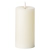 Luxe Collection Natural Glow 3 x 6 LED Cream Wax Candle