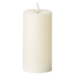 Luxe Collection Natural Glow 3 x 6 LED Cream Wax Candle