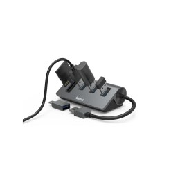 Hama 00200140 laptop dock/port replicator USB 3.2 Gen 1 (3.1 Gen 1) Type-A Anthracite, Black - image 3