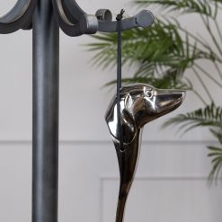 Silver Nickel Dog Head Detail Shoe Horn - image 4