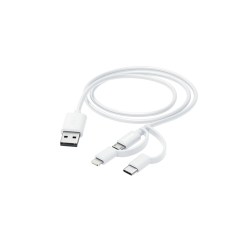 Hama 00201535 USB cable USB 2.0 1 m USB A Micro-USB B White - image 2
