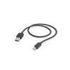 Hama 00201584 USB cable USB 2.0 1 m Micro-USB A USB A Black
