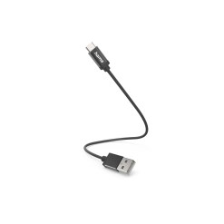 Hama 00201600 USB cable USB 2.0 0.2 m USB A USB C Black